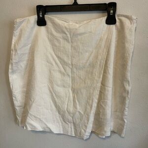 a new day Cream Mini Skirt